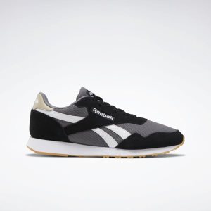 Adidasy Męskie Reebok Royal Ultra Czarne/Ciemny Szare/Beżowe PL 48GXBDZ